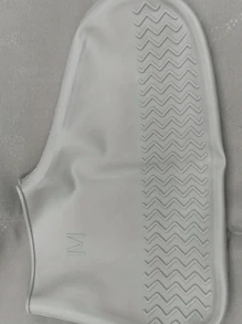 1pair Reusable Silicone Shoe Covers, Waterproof, Anti-Slip, Thick, Portable, Odorless, Unisex (There May Be Some Residue Left Over From The Manufacturing Process, Which Is Normal And Does Not Affect Use), Back To School Supplies