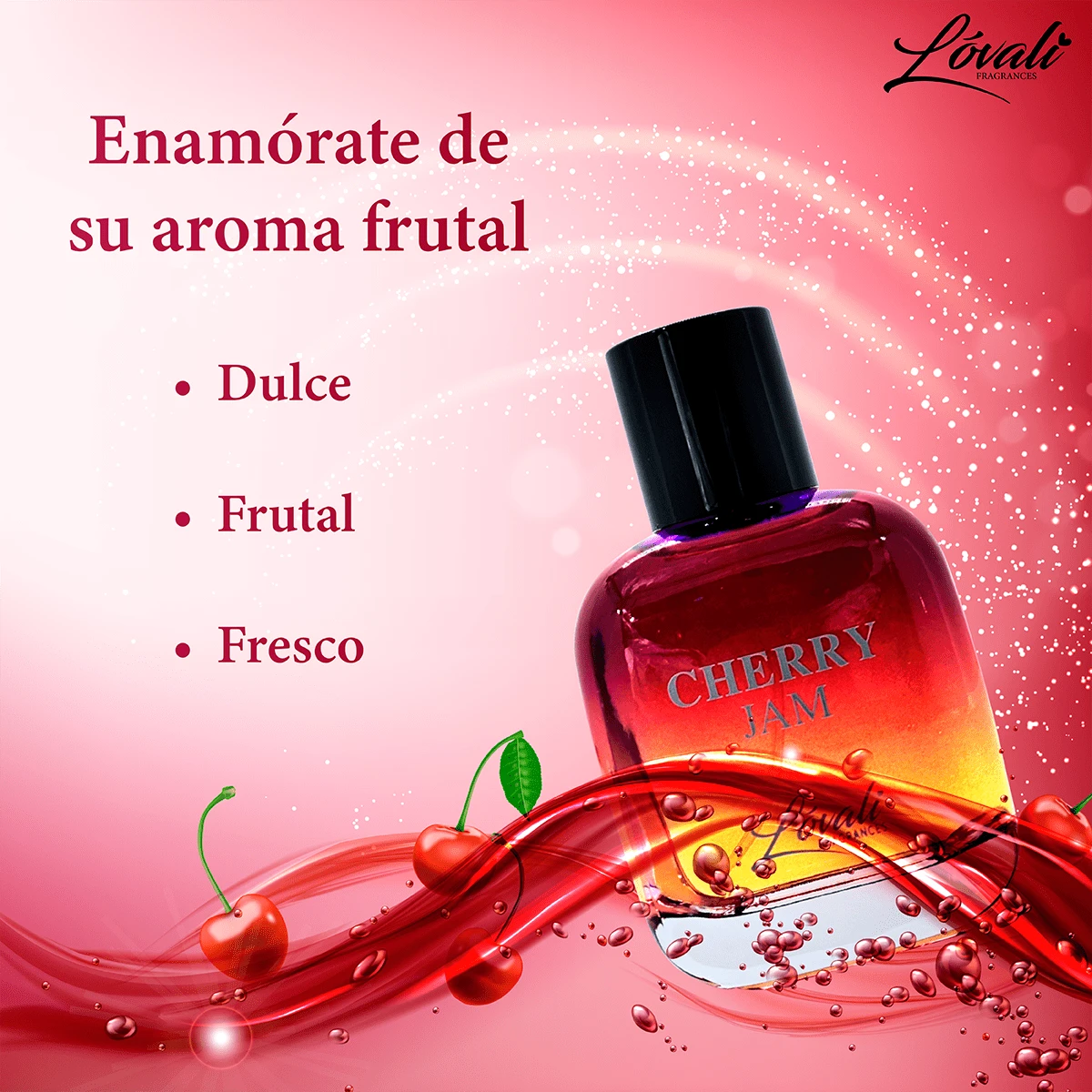 LOVALI CHERRY JAM 100ml CITRICO Fragrance Women's Perfume, Suitable As A Gift, High-End Gift Box For Women's Perfume