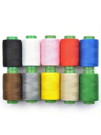 5/10pcs Mixed Color Sewing Thread Set For Hand/Machine Sewing,Embroidery