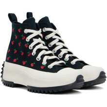Converse | Zapatillas altas con plataforma Run Star Hike de color negro con diseño de cerezas - por defecto - Ver 5
