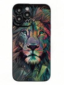 Tiger Print Edged Black PerCompatible Withated Minimalist Anti-Fall Thick Phone Protective Case, Compatible With IPhone 15 XR/7/8 IPhone 15 ProMax/12 ProMax/13 ProMax/14 ProMax 13 14 11 12 P14 Women P11 Soft Shell P12 Anti-Fall XS.XR /78 P.78 GES2, Compatible With A134G A22 A21S A514G A52 S22 ULTRA A335G, Compatible With Redmi 10 Redmi Note 114G Redmi 11 Lite A53 Tpu A14/A23/S23 ULTRA S24 A14 A15 S23 A73 Redmi Cellphone Case