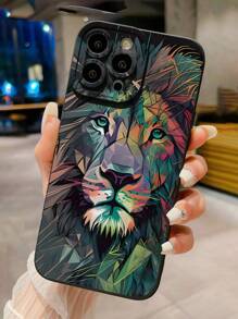 Tiger Print Edged Black PerCompatible Withated Minimalist Anti-Fall Thick Phone Protective Case, Compatible With IPhone 15 XR/7/8 IPhone 15 ProMax/12 ProMax/13 ProMax/14 ProMax 13 14 11 12 P14 Women P11 Soft Shell P12 Anti-Fall XS.XR /78 P.78 GES2, Compatible With A134G A22 A21S A514G A52 S22 ULTRA A335G, Compatible With Redmi 10 Redmi Note 114G Redmi 11 Lite A53 Tpu A14/A23/S23 ULTRA S24 A14 A15 S23 A73 Redmi Cellphone Case