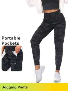 GEMCHO 女士高腰宽松运动裤，夏季穿着舒适轻盈透气，适合健身、瑜伽、跑步等运动。 - 彩色 - 查看 2