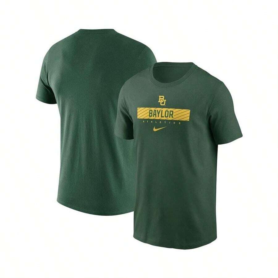 Nike Men's Green Baylor Bears 2024 Sideline Performance T-Shirt - 綠色 - 查看 1