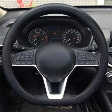 Universal Silicone Car Steering Wheel Cover, Fits 32-40cm/12.6-15.7 Inch Steering Wheel, Elastic Anti-Slip Protective Cover, Car Accessories Decor - one-size - View 17