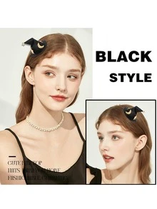 1 pieza Broche de pelo con sombrero de bruja de mini estrella brillante y luna, accesorio de pelo lindo para fiesta de Halloween, regalo de broche de sombrero de mago para accesorios de mujeres y niñas - Multicolor - Ver 3