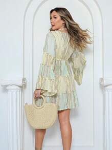 Short Luiza Dress - 青檸色 - 查看 5