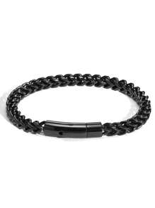 MECYLIFE 1 pieza Pulsera de cadena con cierre magnético reversible de acero inoxidable para hombre - pulsera franco - Ver 6