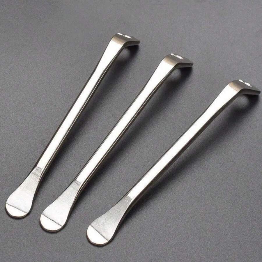 3pcs Tire Iron, Steel Tire Traction Bar Repair Tool, Bicycle Metal Pry Tool