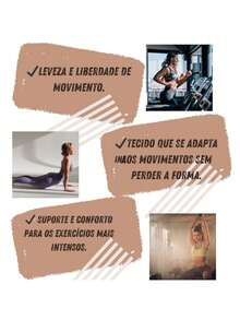 Gym Set Pants And Top Empina Lifts Butt Solid Color Fitness Women - 淺藍色 - 查看 5