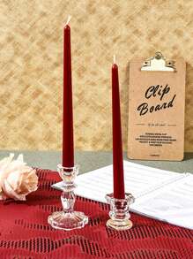 2pcs Christmas Long Handle Scented Candles, Home Decor, Candlesticks Gifts, Romantic Decorations - Multicolor - View 11