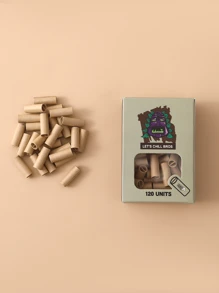 120 件/盒彩色草本锥形过滤嘴，香烟过滤嘴，天然、健康、无害材质烟嘴，高品质吸烟配件，吸烟者的好礼物，烟店热销商品。 - 彩色 - 查看 9