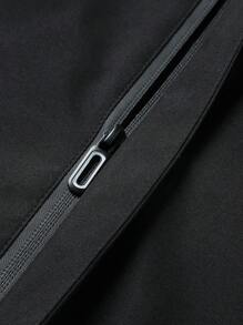 秋季运动拉链连帽防风夹克 男友风格男士防水夹克 1 件拉链口袋徒步旅行夹克 男友风格男士适合春秋季户外使用 男友风格男士软壳夹克