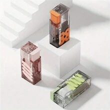 Portable Dental Floss Box, Automatic Pop-Up Floss Storage Box, Press-Type Toothpick Box, Disposable Dental Floss Pick, Toothpick Box, Floss Box, Containing 10 Flosses Storage - Multicolor - View 3