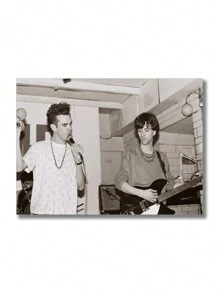 1 件，帆布印刷画，经典摇滚乐队史密斯乐队热门单曲《皇后乐队已死》复古海报，房间装饰用品，无框墙面艺术海报，客厅沙发背景装饰，门厅走廊装饰，家居装饰，卧室装饰，浴室装饰，房间装饰，办公室装饰，学校装饰，艺术礼品，PVC 硬管包装