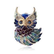 1pc Cute Alloy Owl Brooch Versatile Women Cardigan/Suit Decor Pin - Owl - View 10