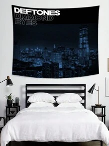 1 Tấm thảm treo tường họa tiết ban nhạc cổ điển thích hợp cho người yêu âm nhạc, tấm thảm trang trí bìa album cá nhân hóa, tấm thảm treo tường bằng polyester thích hợp cho tiệc âm nhạc, hợp xướng, phòng thu, phòng khách, phòng ngủ, phòng ký túc xá, tấm thảm trang trí nhà, vải treo tường, vải nền, chống mài mòn, gói miễn phí lắp đặt, đồ dùng trong phòng, nghệ thuật treo tường, cờ cho phòng, thảm treo tường, tấm thảm treo tường - màu đen - Xem 5