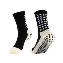 2/5/10/20 Pairs Men Cushion Crew Socks Sport Grip Socks Exercise Athletic Football Basketball Rugby Cycling Running, For Gym, Fall - Multicolor - View 5