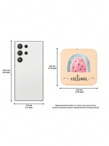 1PC Custom Print: Personalized Name Square Storage Box - Portable PU Jewelry Organizer For Necklaces, Earrings, Rings - Multi-Compartment Travel Storage Case - Ideal Gift For Mother, Aunt, Grandmother, Daughter, Niece, Sister, Friend, Girlfriend, Wife, Bride, Bridesmaid, Godmother, Mom, Mother-In-Law, Colleague On Holidays, Birthdays, Weddings, Mother's Day, Valentine's Day, Christmas, New Year, Teacher's Day, Anniversaries, Graduation, Baby Showers