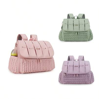 妈妈背包尿布包，大容量时尚单肩手提包，防水户外旅行包