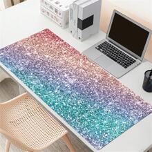 1个粉红色和红色抽象花朵图案的大号电脑鼠标垫 - 美观防滑橡胶桌面垫，适用于办公室 - 送给男友/女友的完美礼物，办公桌配件，办公用品，办公桌配件，鼠标垫，桌面鼠标垫 - 彩色 - 查看 9