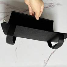 Car Felt Tissue Box Car Hanging Ceiling Sunshade Tissue Box Car Drawer Paper Box Car Storage Car Accessories Car Organizer Organizer Bedroom Storage Storage Bag Organization - Black - View 2