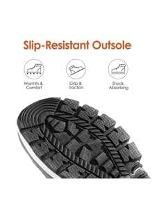 Women's Snow Boots Cozy Warm Insulated Lace Up Mid-Calf Waterproof Walking Hiking Festival Outdoor Grey Boots - 深灰色 - 查看 8