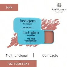 Faz Tudo Multifuncional 3 em 1 Fast Glam Ana Hickmann - Rosa - C392 - Visão 2