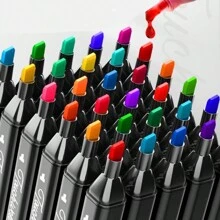 24/36/48/60 Colors Dual Tip Marker Pen/Art Painting/Watercolor/School/Office Supplies - 24 CÁI - Xem 4