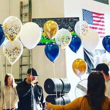 Graduation Party Decorations 2024 Blue And Yellow Balloons/Michigan Balloons Navy Blue Yellow Party Decorations/Navy Blue Yellow Birthday Decorations 20Pcs For Navy Blue Yellow Graduation Decorations - Trending, Best Seller, New Arrival, Party Supplies, Elegant Decor, Party Decoration, Wedding & Birthday - Yellow - View 2