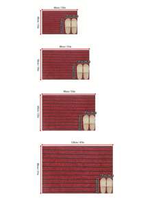 1pc Simple Striped Entrance Door Mat, Indoor Doormat