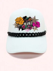 Cadena para gorra de béisbol, decoración para el sombrero con cuentas de piedra y eslabones de acrílico, regalo navideño - Multicolor - Ver 19