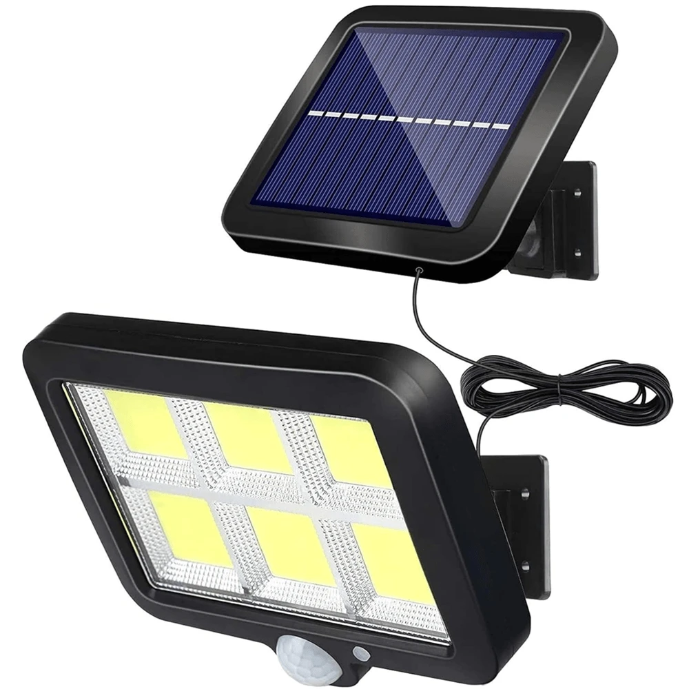Faro Led Solare Esterno 2000LM Luce Giardino Solare Faro LED Solare OPASOLAR 2000LM - Esterno, Sensore Movimento, IP65, 120 Gradi, Per Giardino E Garage Luce Esterna 2000lm Luce Sicurezza Sensore Movimento