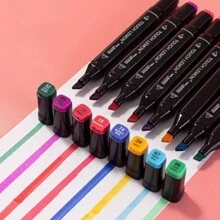 24/36/48/60 Colors Dual Tip Marker Pen/Art Painting/Watercolor/School/Office Supplies - 24 CÁI - Xem 6