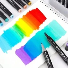 24/36/48/60 Colors Dual Tip Marker Pen/Art Painting/Watercolor/School/Office Supplies - 24 CÁI - Xem 3
