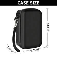 Case Compatible With Tire Inflator Portable Air Compressor 120 PSI, Carrying Storage Travel Holder Organizer For Auto Air Pump For Car Tires And Power Kit (Box Only)