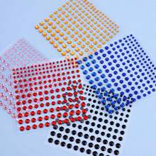 1pc, Silvery Punk Studs For Ears, Nose, Eye, Multipurpose CosmeticAdhesive Patch For Girls, Fashion Body JJewelry Decor, ReusableAccessory For Makeup And Parties - Silver - View 10