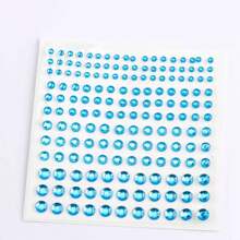 1pc, Silvery Punk Studs For Ears, Nose, Eye, Multipurpose CosmeticAdhesive Patch For Girls, Fashion Body JJewelry Decor, ReusableAccessory For Makeup And Parties - Silver - View 8