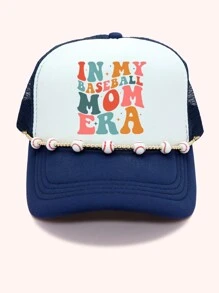 Cadena para gorra de béisbol, decoración para el sombrero con cuentas de piedra y eslabones de acrílico, regalo navideño - Multicolor - Ver 22