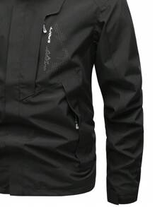 Jaqueta masculina impermeável e à prova de vento para assalto ao ar livre, casaco esportivo moderno, escalada, para o outono