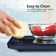 Ernährungsskala, digitale Lebensmittelwaage für Gewichtsverlust, Kalorienzähler Waage, Essensvorbereitungswaage und Gewichtsverlust Waage (Batterien nicht enthalten)