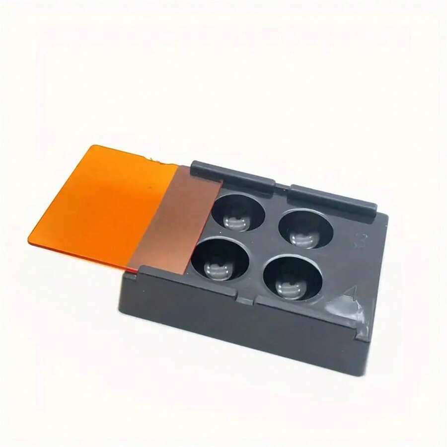 Dental Veneer Storage Box 4 Holes For Teeth Patch, Shading Light