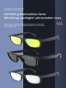 Kính nghe nhạc thông minh AirMars G10, Nghe nhạc, Tai nghe không dây, Kính thông minh, Kính râm nữ, Kính thông minh nam, Kính râm thể thao có micrô, Thiết yếu cho các chuyến đi chơi mùa hè, Kính BT, Sản phẩm điện tử - Nhiều màu - Xem 1