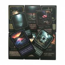 caliente Deck de Cartas de Tarot de Oráculo de Trabajo de Sombra, Adivinación de Destino, Profecía, Juego de Fiesta Familiar, 33 Cartas - Multicolor - Ver 5