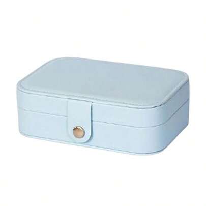 Porta Joias Retangular Médio Com Divisórias Portátil MS-13