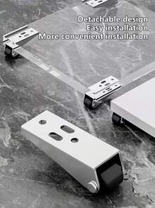 推拉门轨道滚轮静音垂直微型家具移动轴承尼龙旋转支撑门下垂轮 - 彩色 - 查看 5