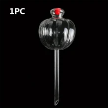 1/2 件南瓜形植物自动浇水系统，盆栽水球，旅行，透明浇水装置，滴灌工具，PVC 材料 - 無色 - 查看 10