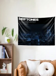 1 Tấm thảm treo tường họa tiết ban nhạc cổ điển thích hợp cho người yêu âm nhạc, tấm thảm trang trí bìa album cá nhân hóa, tấm thảm treo tường bằng polyester thích hợp cho tiệc âm nhạc, hợp xướng, phòng thu, phòng khách, phòng ngủ, phòng ký túc xá, tấm thảm trang trí nhà, vải treo tường, vải nền, chống mài mòn, gói miễn phí lắp đặt, đồ dùng trong phòng, nghệ thuật treo tường, cờ cho phòng, thảm treo tường, tấm thảm treo tường - màu đen - Xem 7