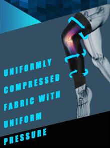 1 par de protectores de piernas de seda fría para deportes al aire libre, protectores de piernas de compresión largos, transpirables y antipolvo, para senderismo, jogging, ciclismo, gimnasio, rodilleras deportivas y de gimnasio. - Multicolor - Ver 4