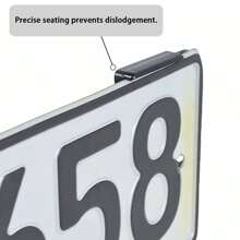 4Sets Euro License Plate Holders Easy Installation Stable And Simple,ABS Plastic European License Plate Frames,European License Plate Buckles For EU Countries France Germany Italy Croatia Lithuania Czech Republic Switzerland Denmark Belgium Netherlands - one-size - View 5